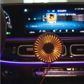 Nieuwe auto -sfeer licht fan accessoires auto fan